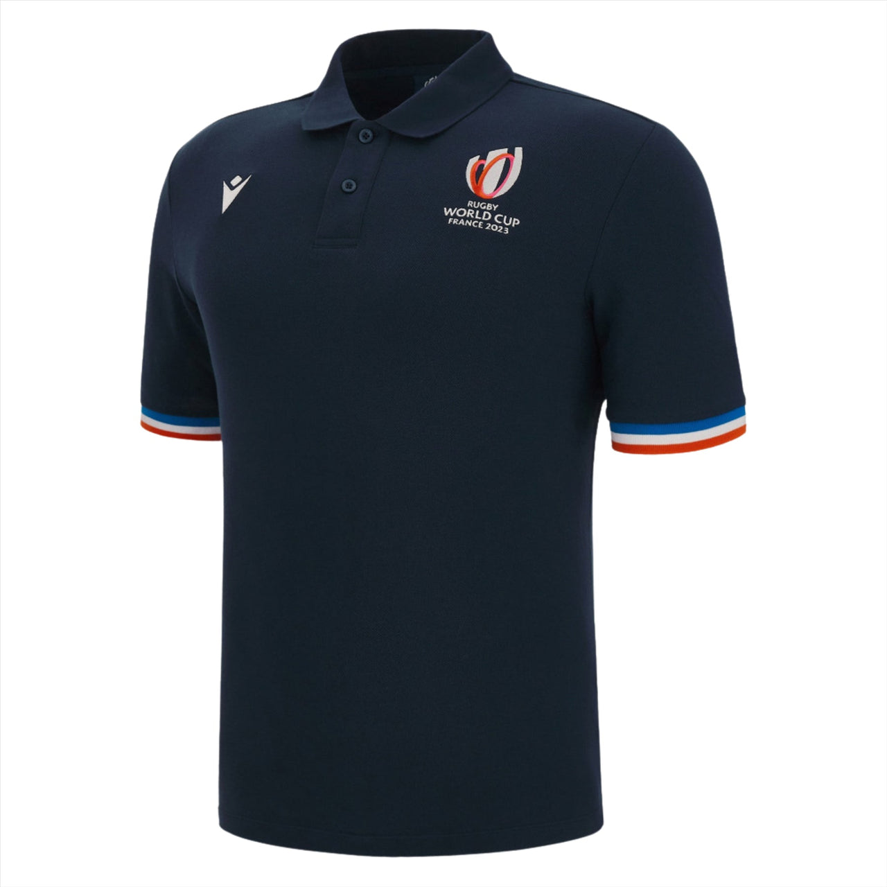 Macron Rugby World Cup 2023 Men's Piquet Polo | Navy