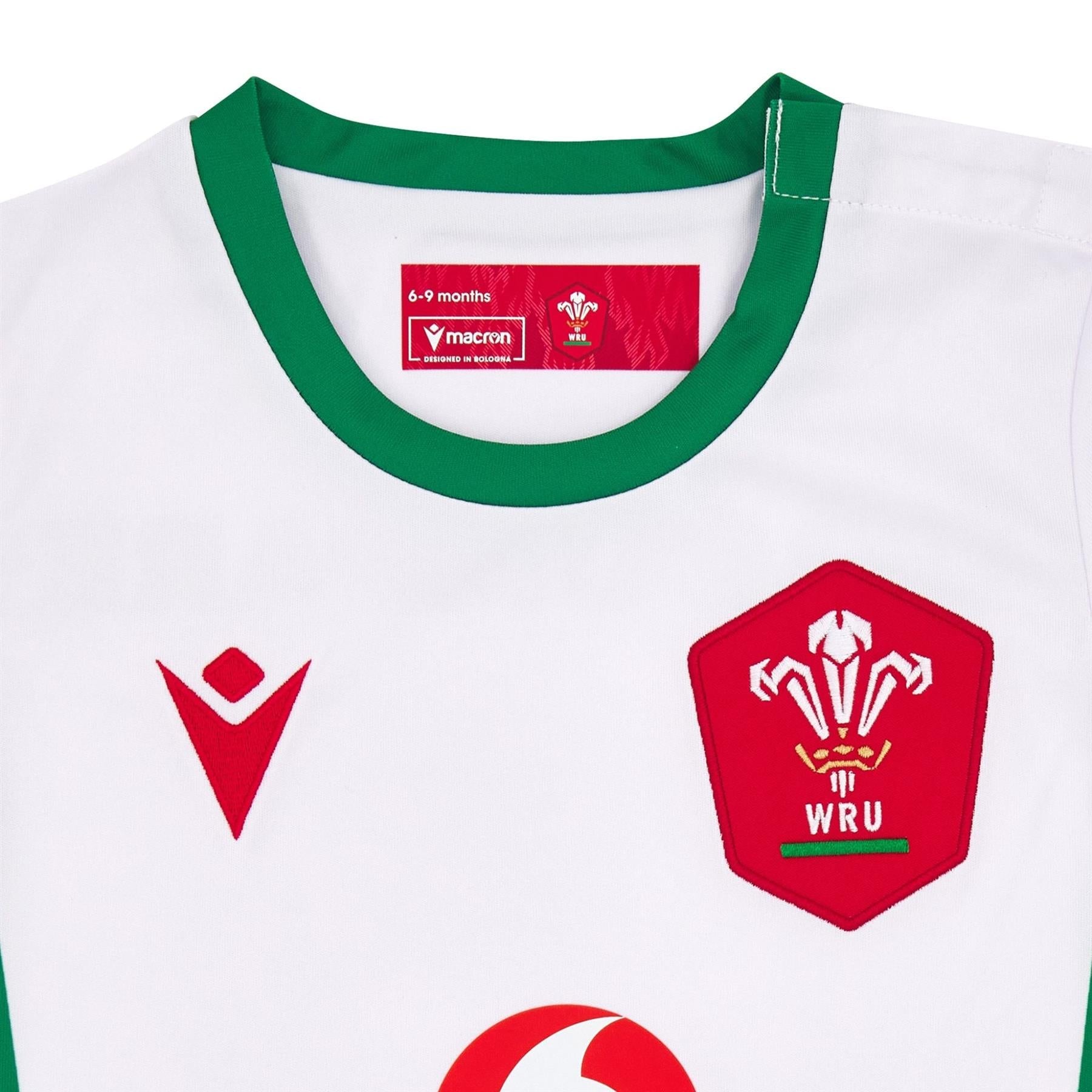 Macron Wales Rugby Baby Alternate Replica Mini Kit | White | 2024/27