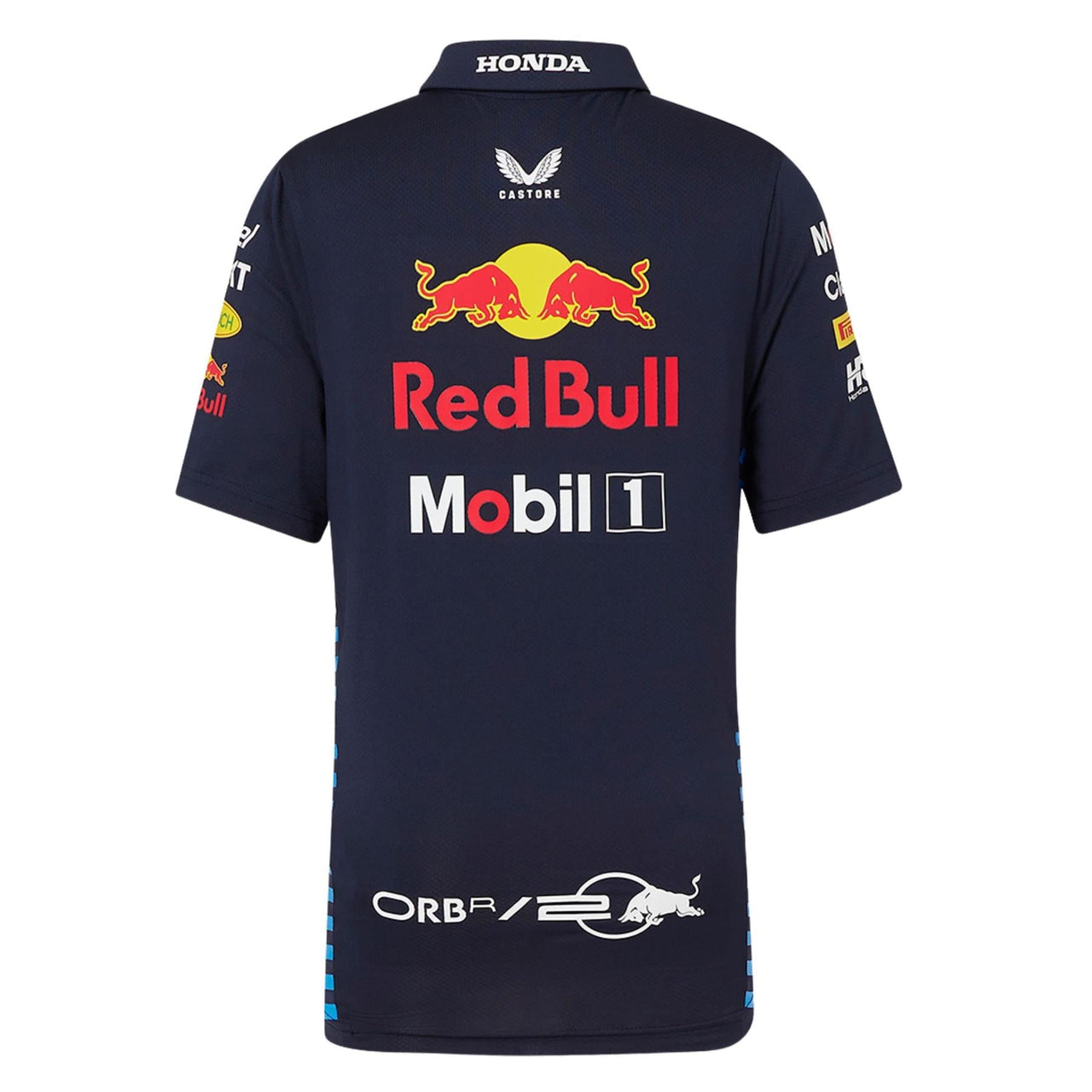 Oracle Red Bull Racing F1 Kid's Replica Team Polo Shirt | Navy | 2024