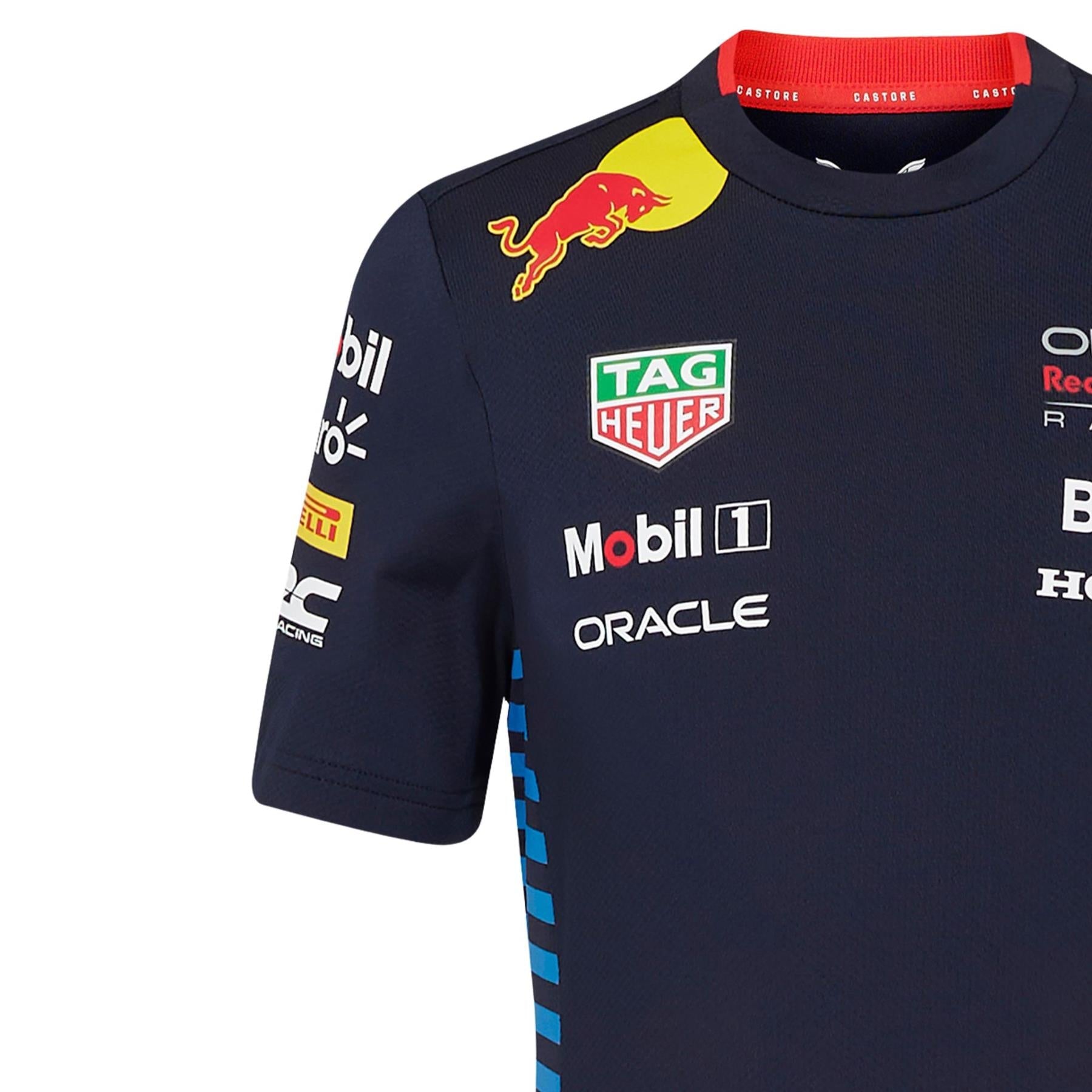 Oracle Red Bull Racing F1 Kid's Replica Team Set Up T-Shirt | Navy | 2024