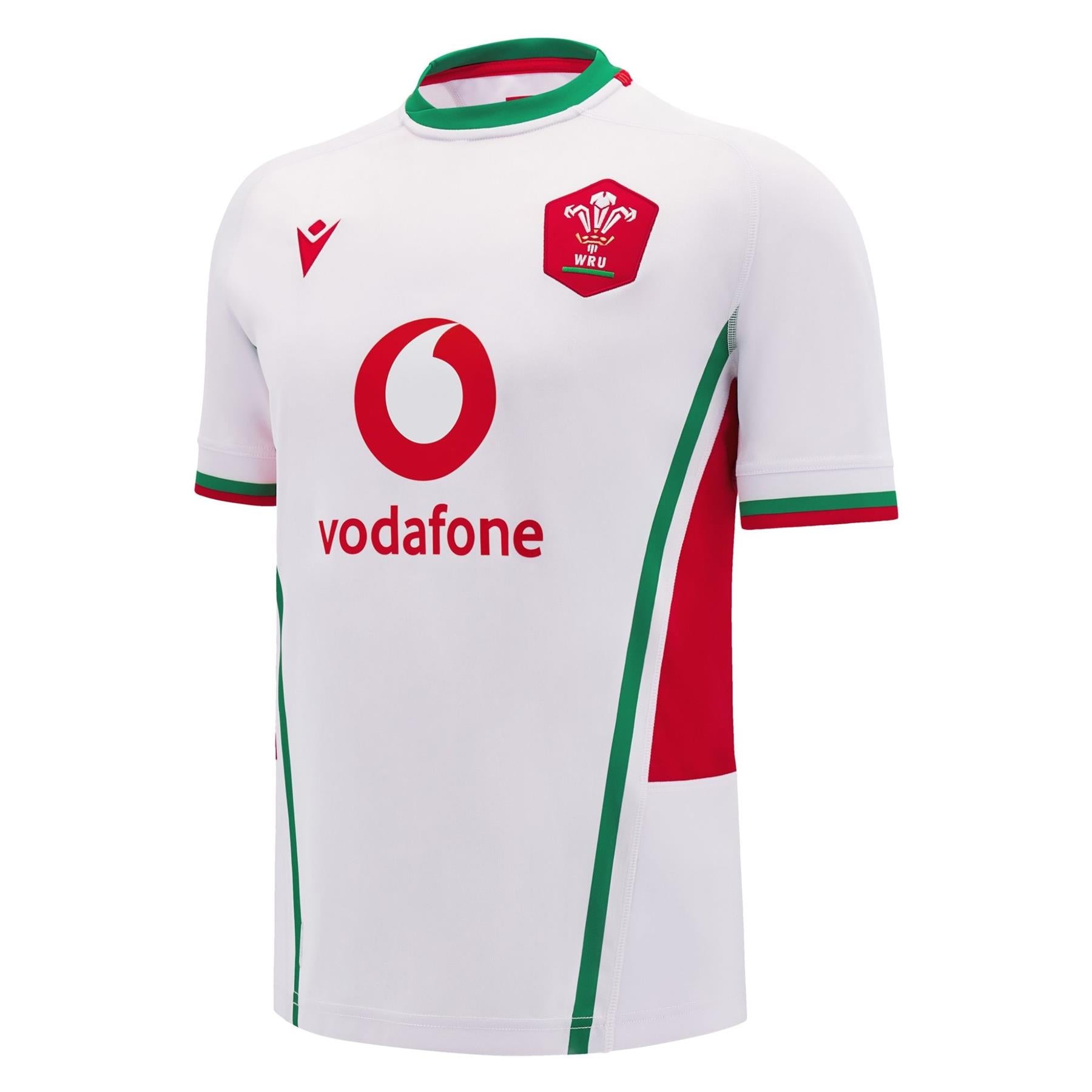 Macron Wales Rugby Junior Alternate Replica Shirt | White | 2024/25