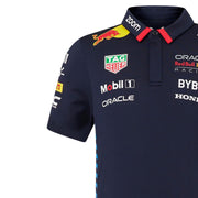 Oracle Red Bull Racing F1 Kid's Replica Team Polo Shirt | Navy | 2024