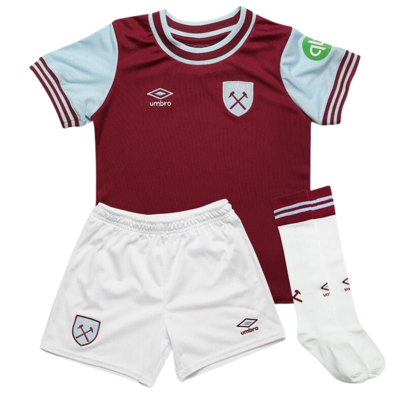 Umbro West Ham United FC Home Kids Kit | 2024/25 |