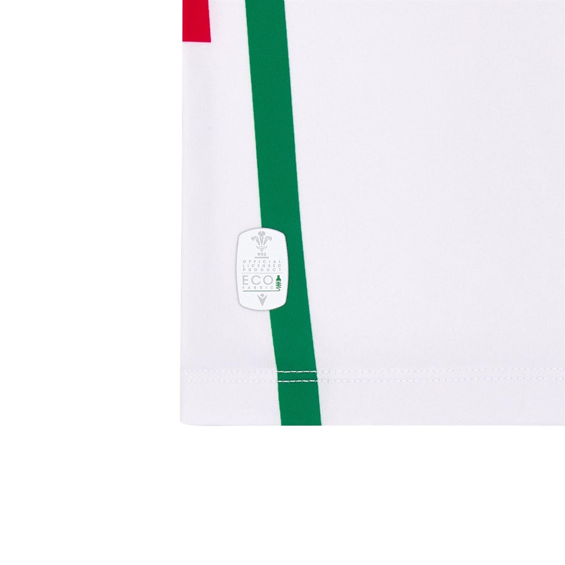 Macron Wales Rugby Kids Alternate Replica Mini Kit | White | 2024/28