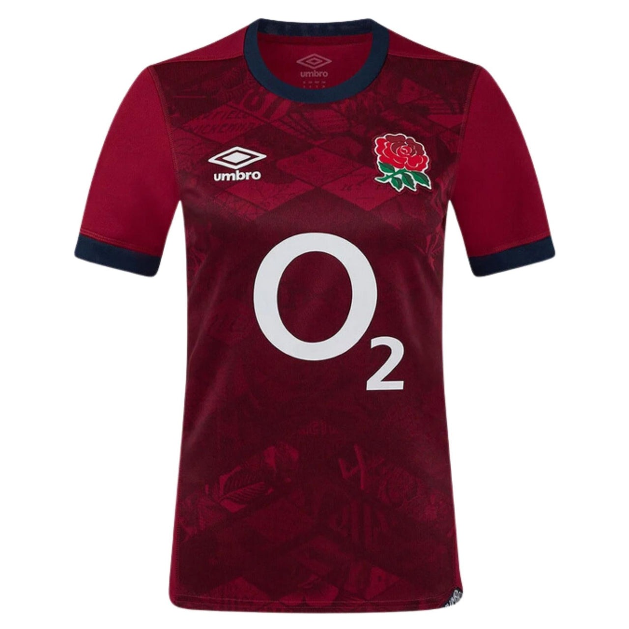 Umbro England RFU Rugby Mens Alternate Shirt | Red | 2024/25