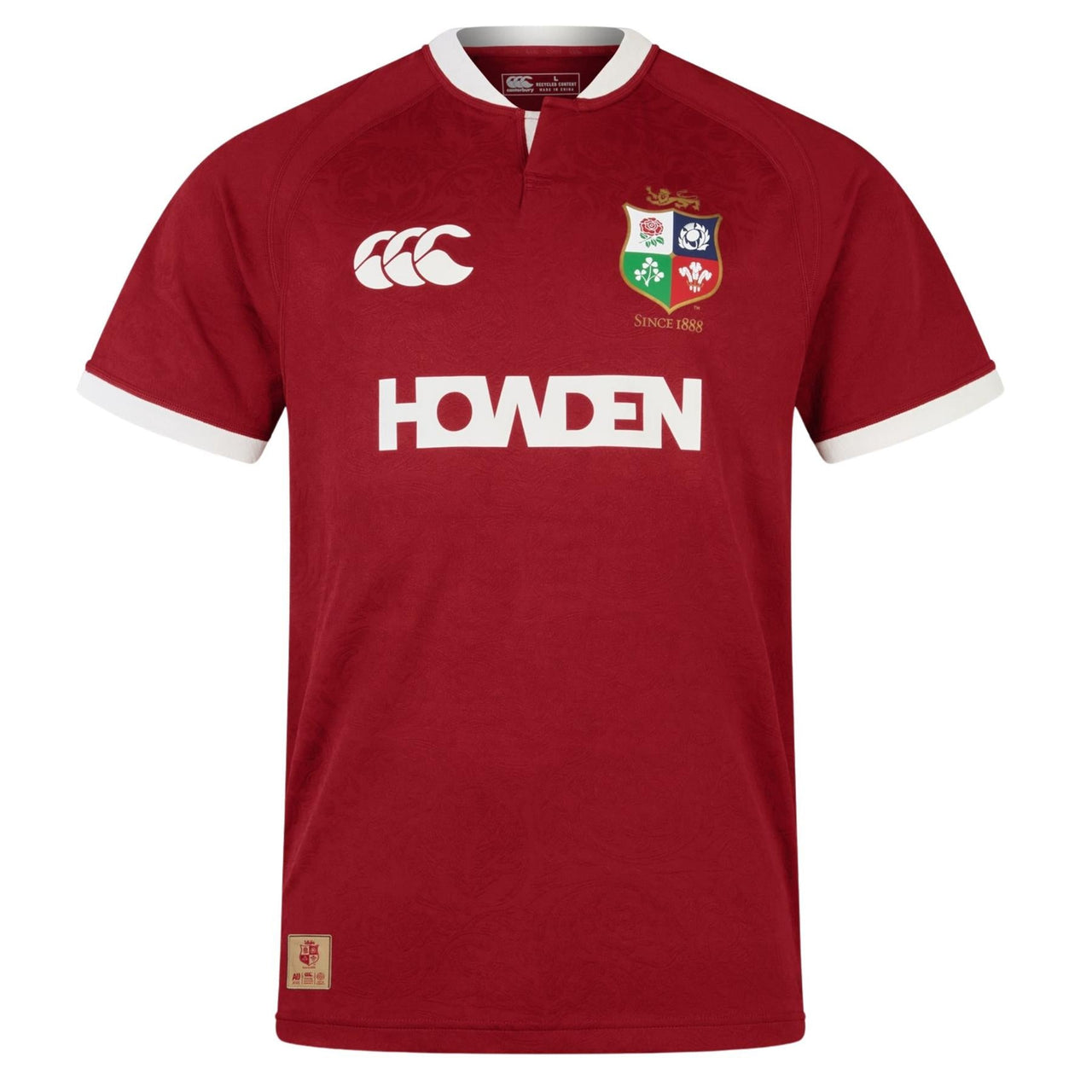 Canterbury British & Irish Lions Rugby Unisex Replica Jersey | Red | 2025