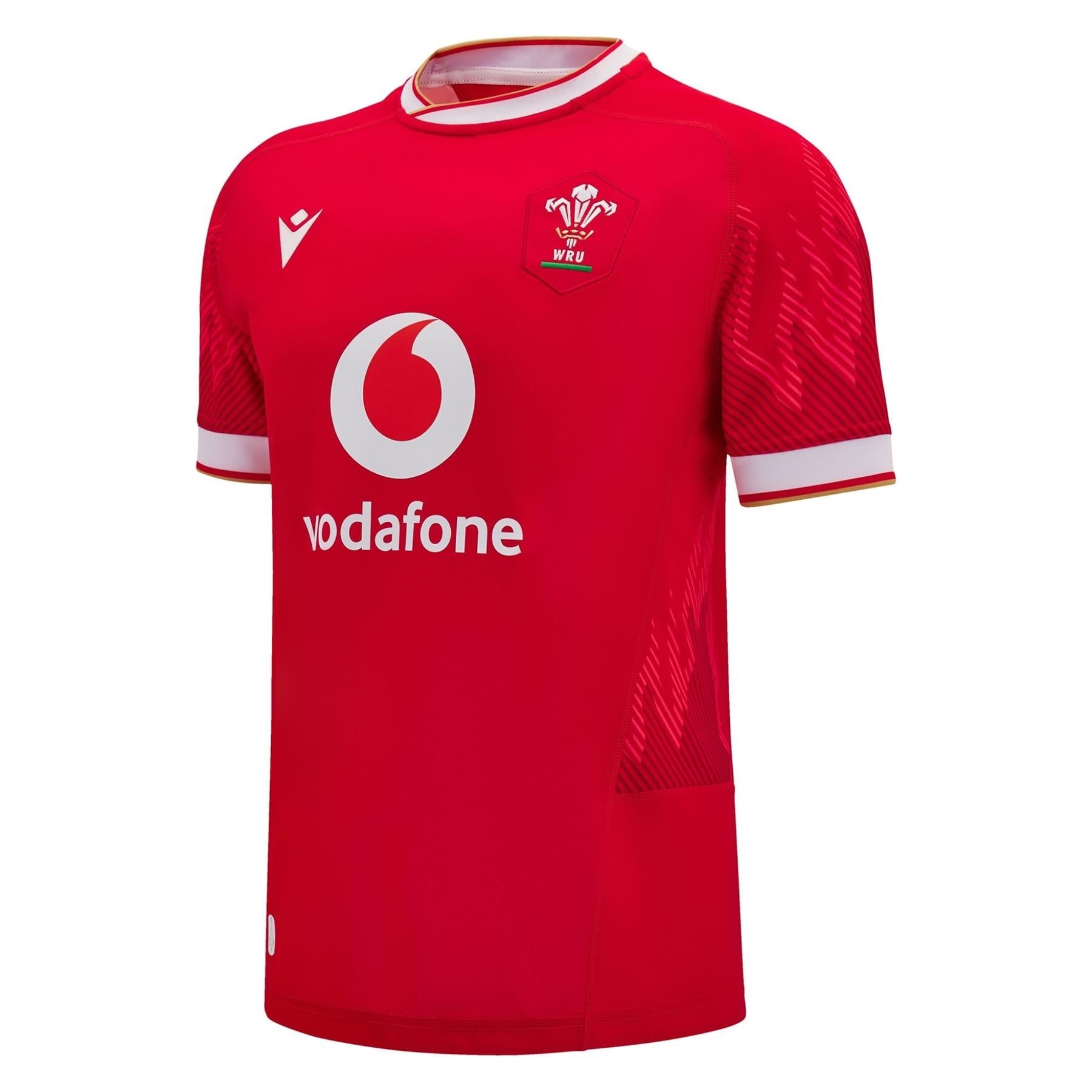 Macron Wales Rugby Junior Home Replica Shirt | Red | 2024/25