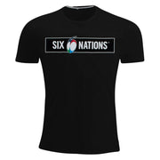 Guinness 6 Nations Rugby Kid's Large Logo T-Shirt | Black