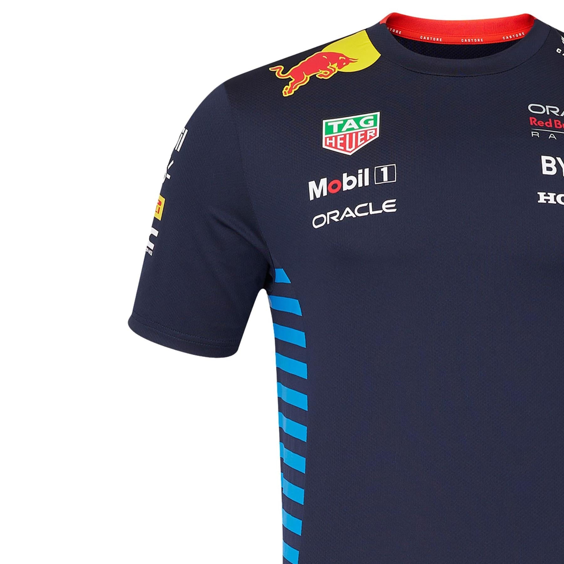 Oracle Red Bull Racing F1 Men's Replica Team Set Up T-Shirt | Navy | 2024