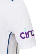 England Cricket Kid's Test Short Sleeve Shirt | White | 2024