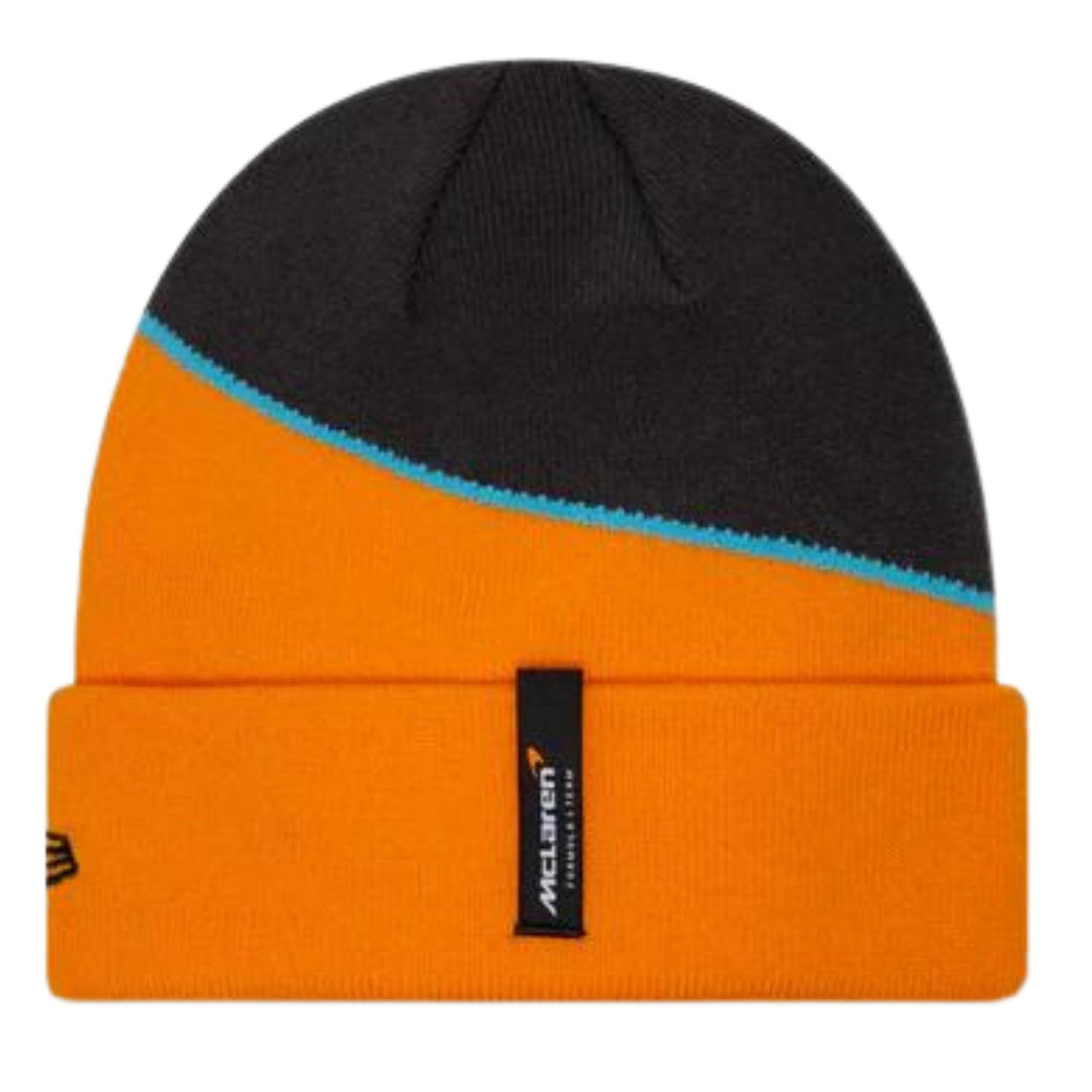 McLaren New Era Team Cuff Beanie Hat | Papaya | Adult | 2024