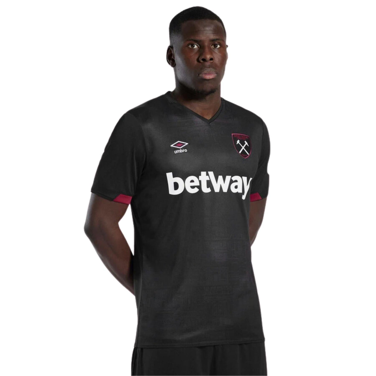 Umbro West Ham United FC Men's Away Shirt | Black | 2024/25