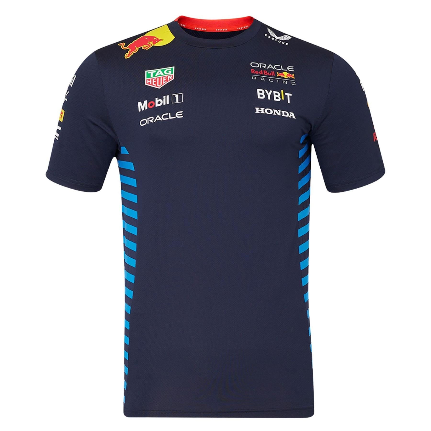 Oracle Red Bull Racing F1 Men's Replica Team Set Up T-Shirt | Navy | 2024