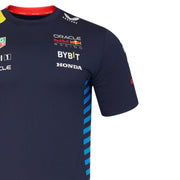 Oracle Red Bull Racing F1 Men's Replica Team Set Up T-Shirt | Navy | 2024