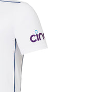 England Cricket Men's Test Short Sleeve Shirt | White | 2024