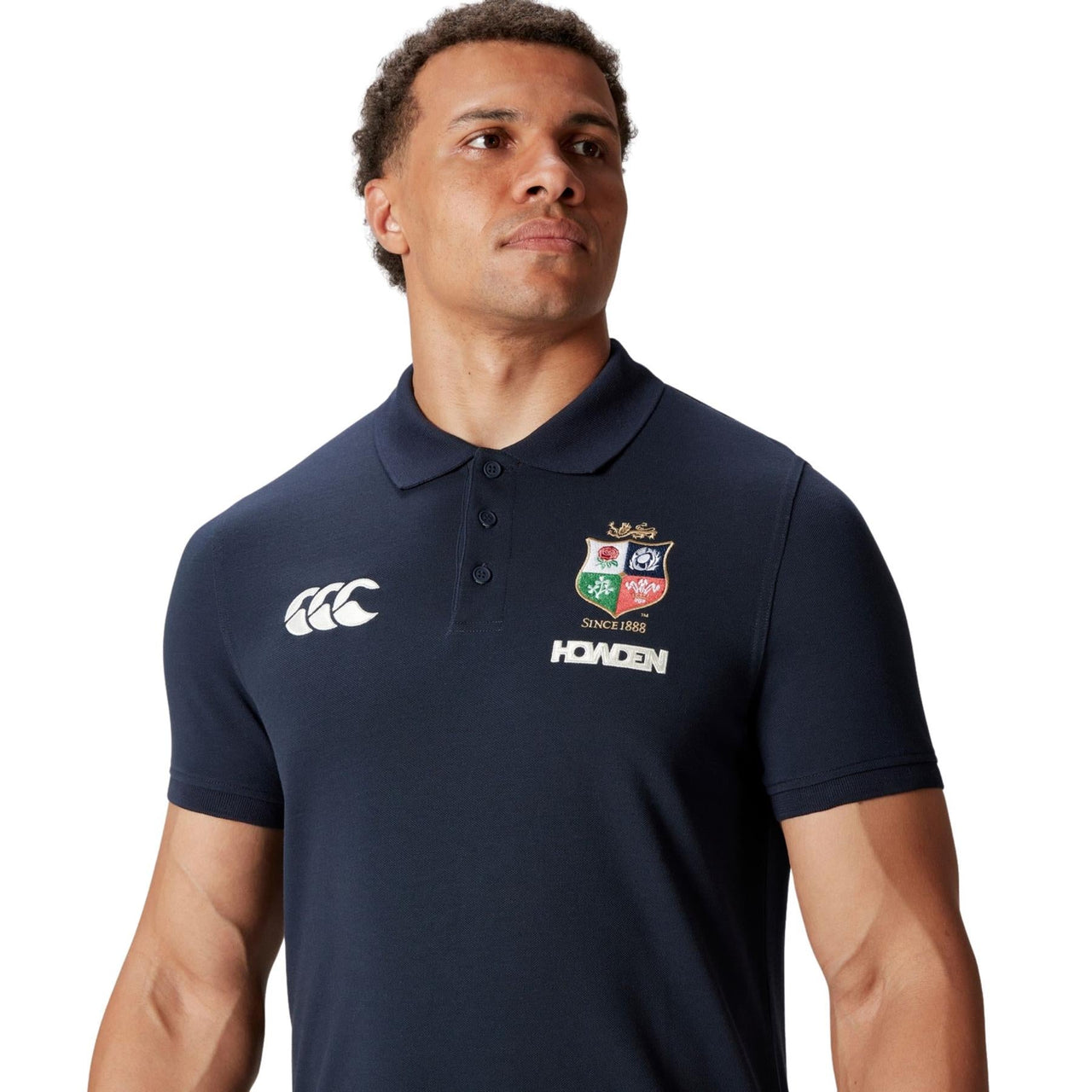 Canterbury British & Irish Lions Rugby Mens Pique Polo Shirt | Navy | 2025