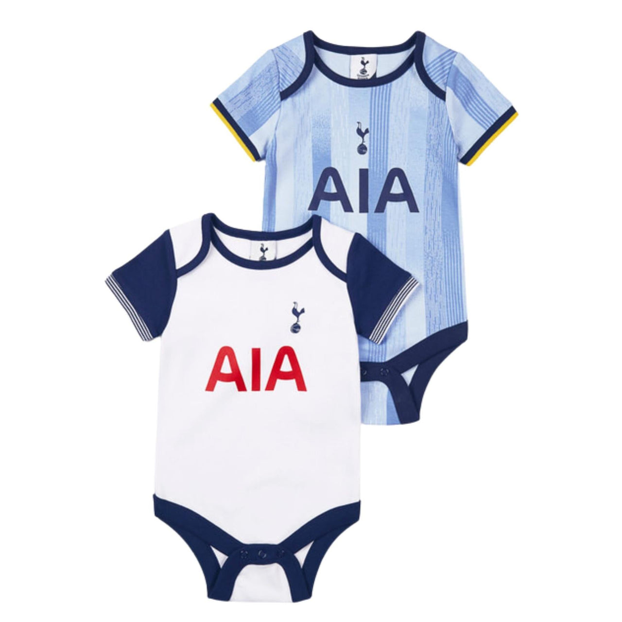 Tottenham Hotspur FC Baby Kit 2 Pack Bodysuits | 2024/25