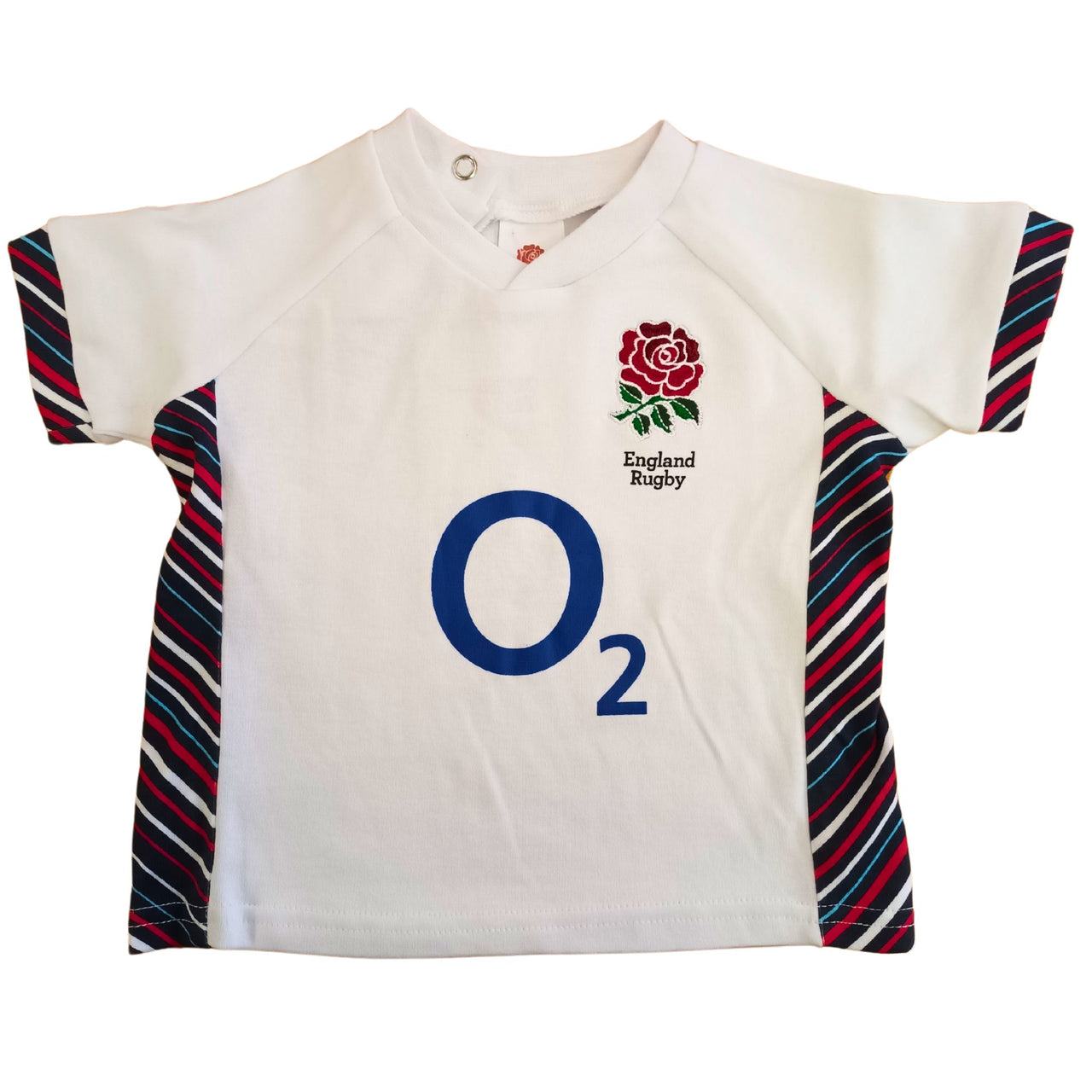 England Rugby Baby/Toddler T-Shirt & Shorts Set | White | 2024/25