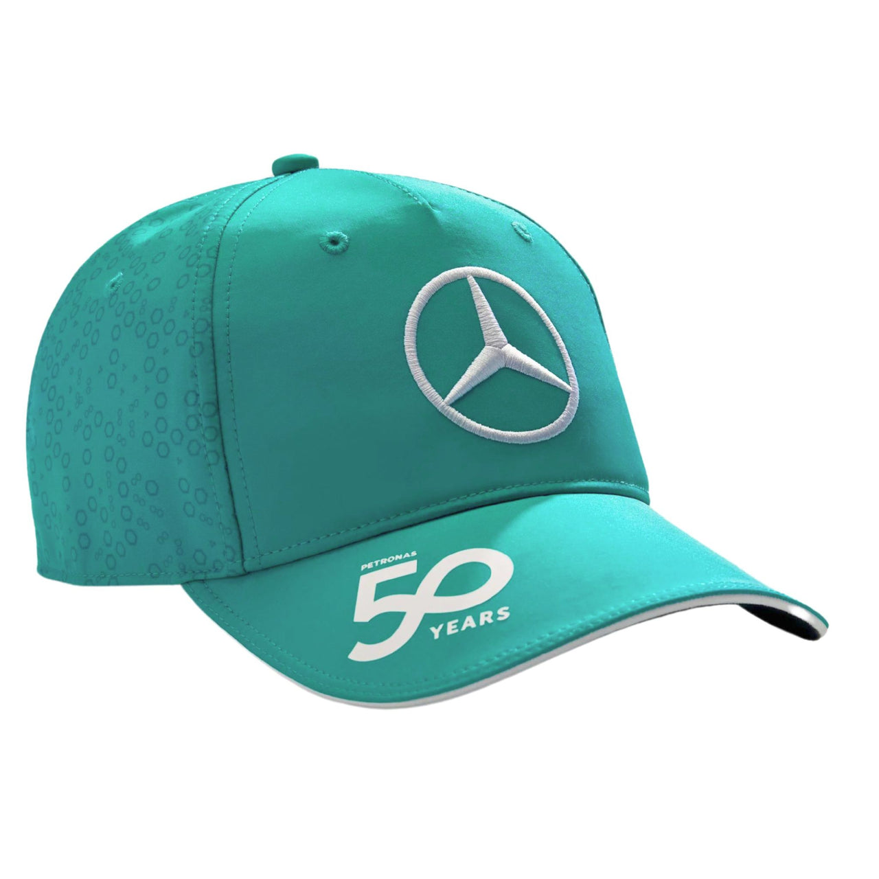 Mercedes AMG Petronas Team F1 50 Years Baseball Cap | Petronas Green | Adult | 2024