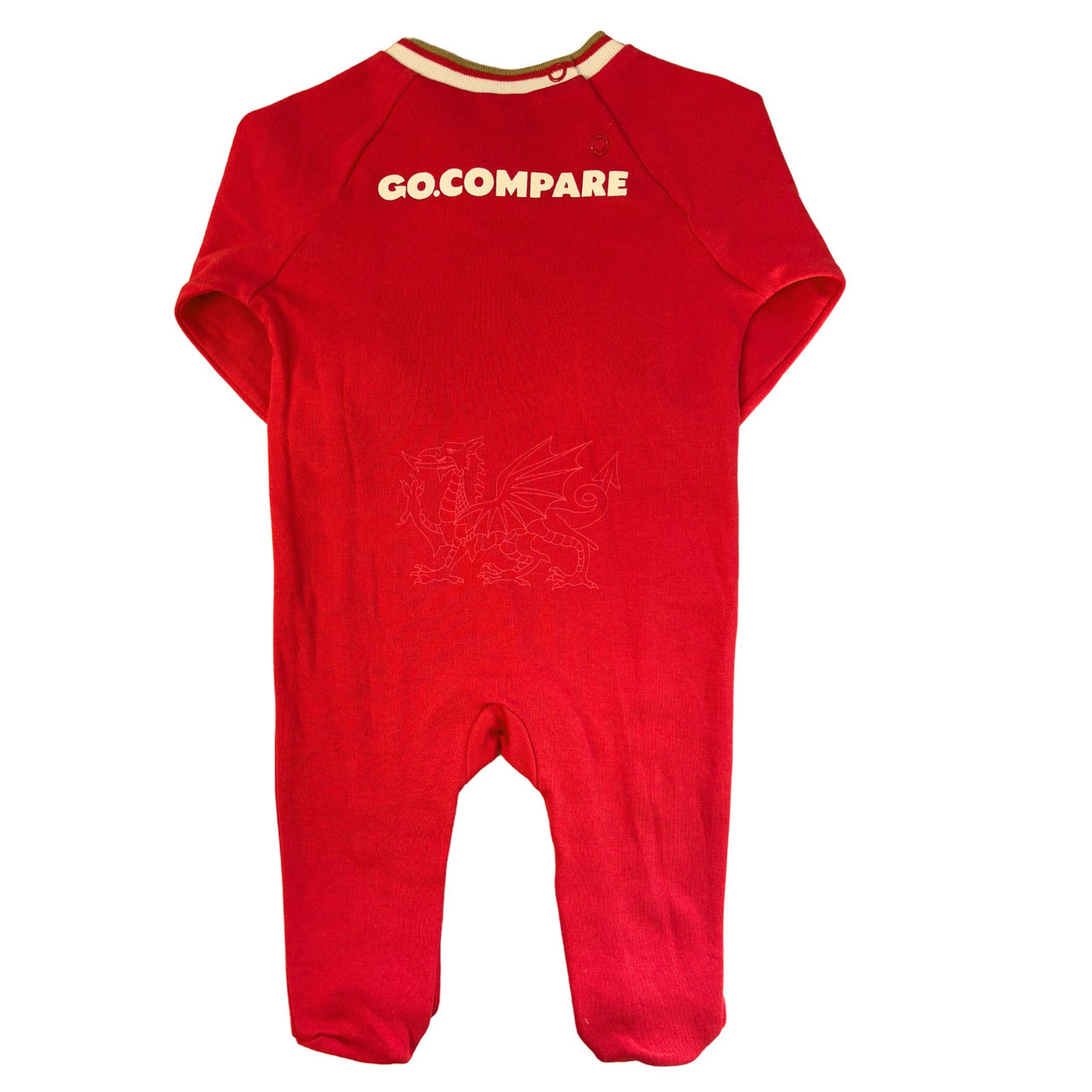 Wales Rugby Baby Sleepsuit | Red | 2024/25