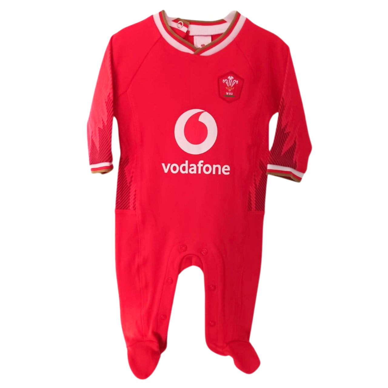 Wales Rugby Baby Sleepsuit | Red | 2024/25