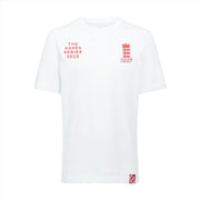 England Cricket Ashes 2023 Kid's Series T-Shirt | White