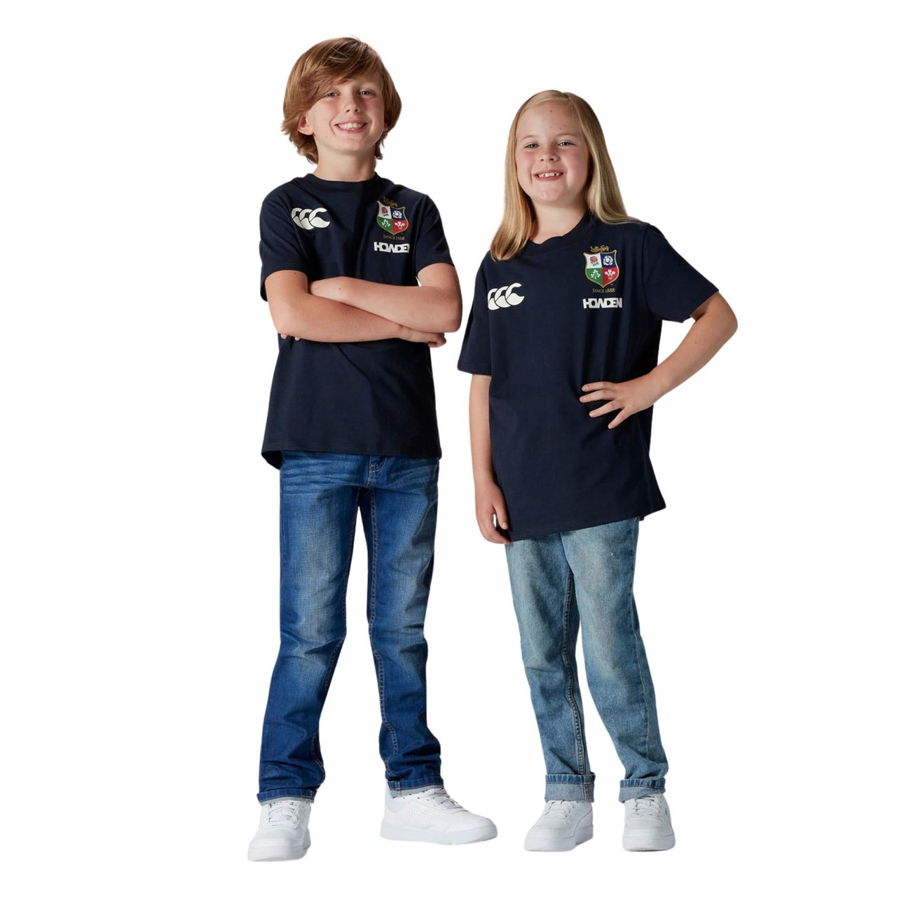 Canterbury British & Irish Lions Rugby Junior Cotton T-Shirt | Navy | 2025