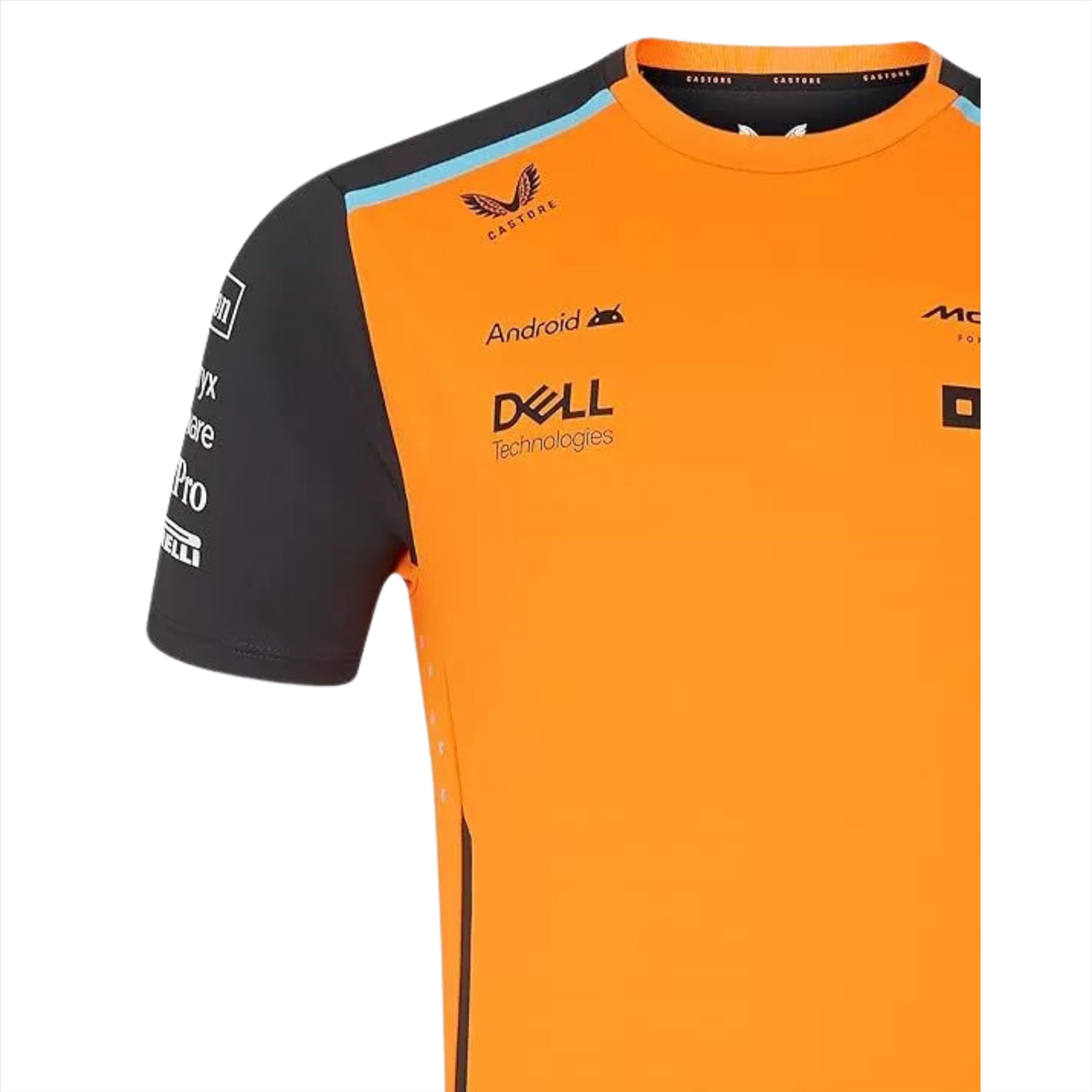 McLaren F1 Men's Replica Team Set Up T-Shirt | Papaya | 2024