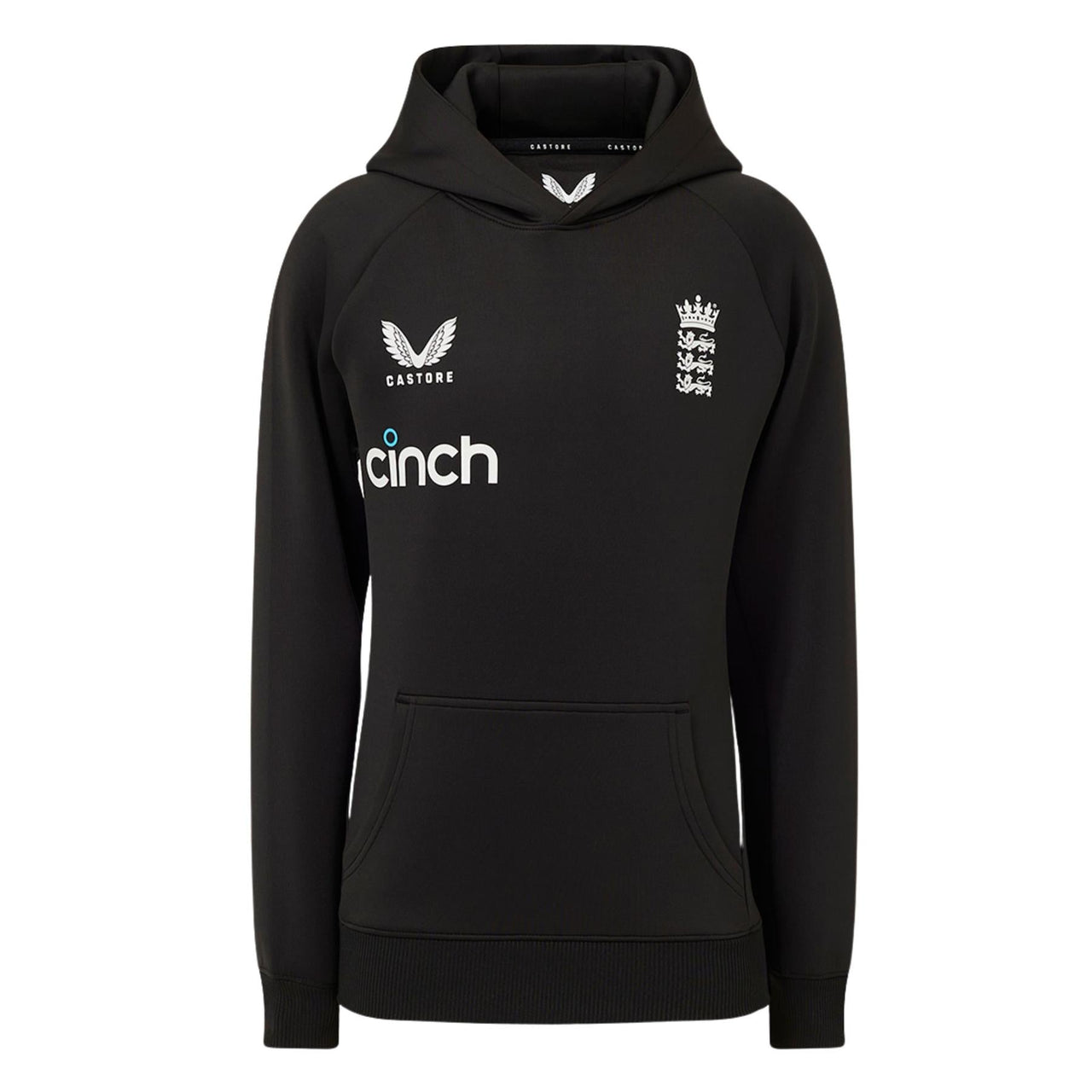 England Cricket Kid's Overhead Training Hoodie | Caviar | 2024