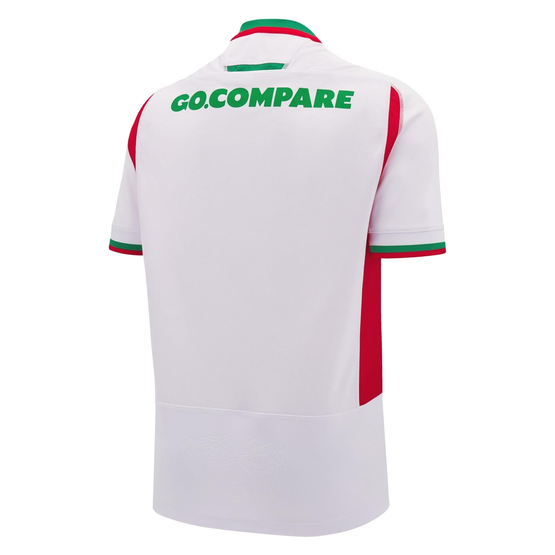 Macron Wales Rugby Junior Alternate Replica Shirt | White | 2024/26