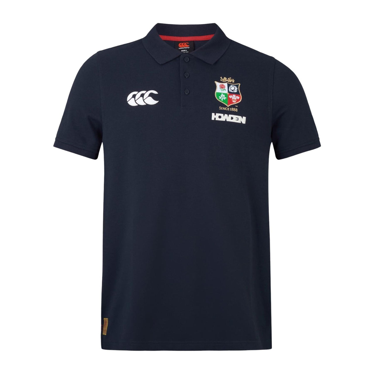 Canterbury British & Irish Lions Rugby Mens Pique Polo Shirt | Navy | 2025