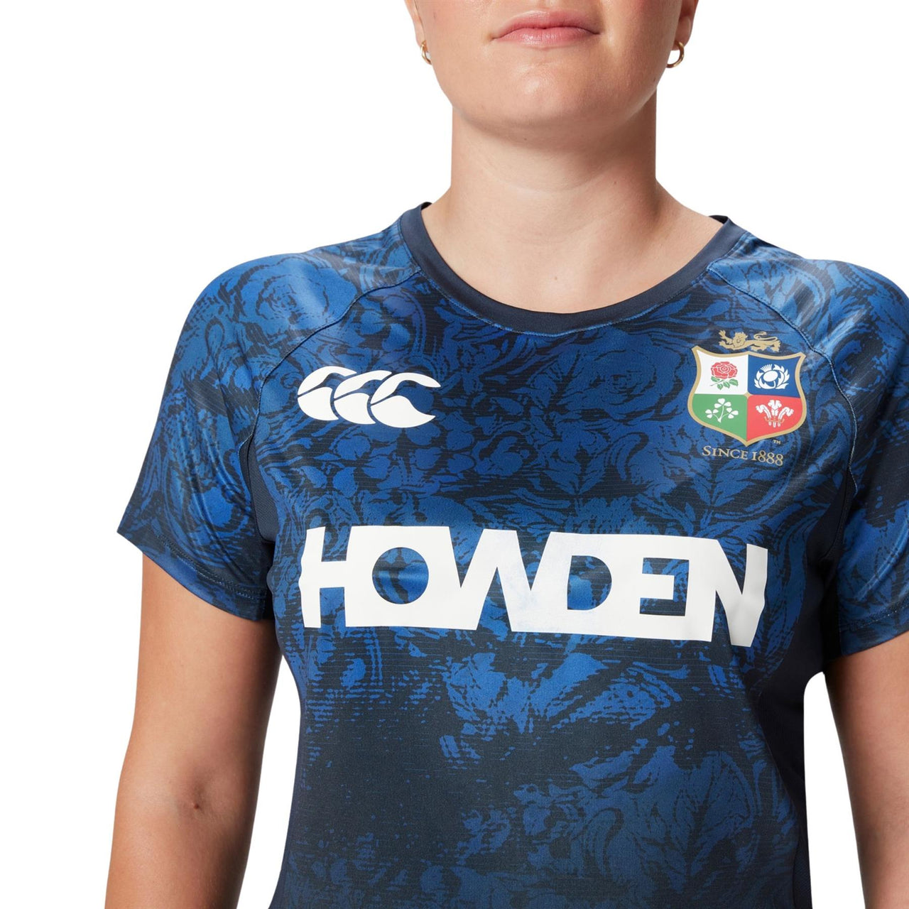 Canterbury British & Irish Lions Rugby Womens Superlight T-Shirt | Navy | 2025