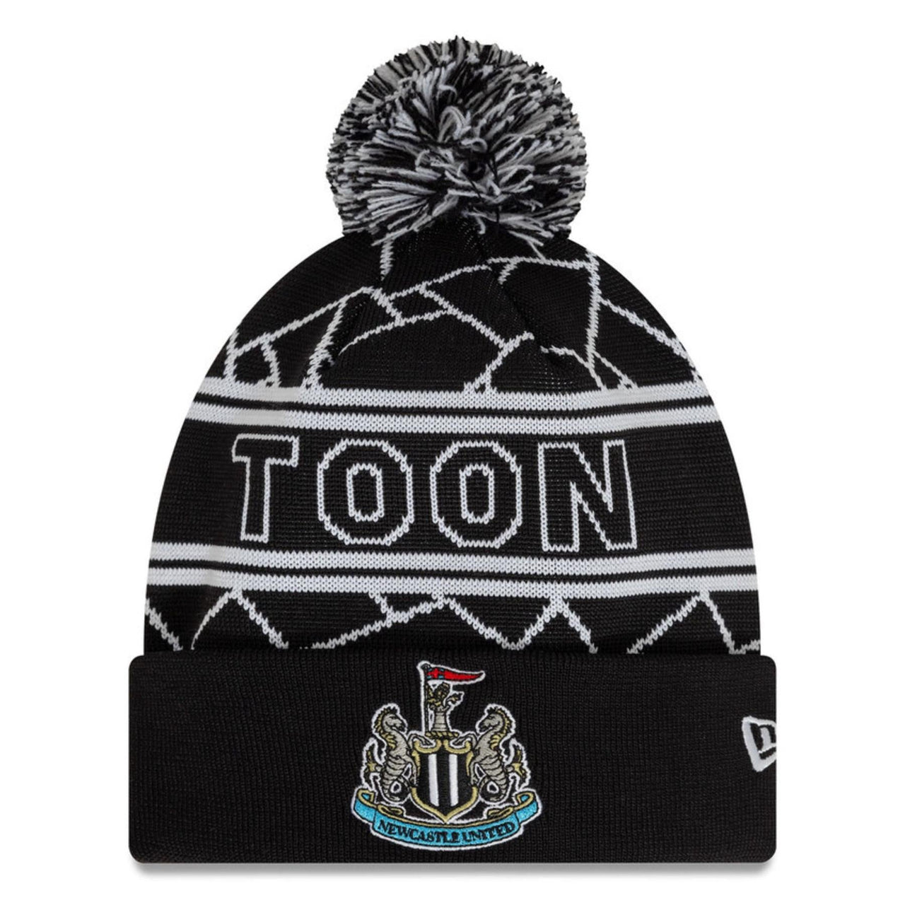 Newcastle United FC New Era Sport Beanie Hat | Black | 2025