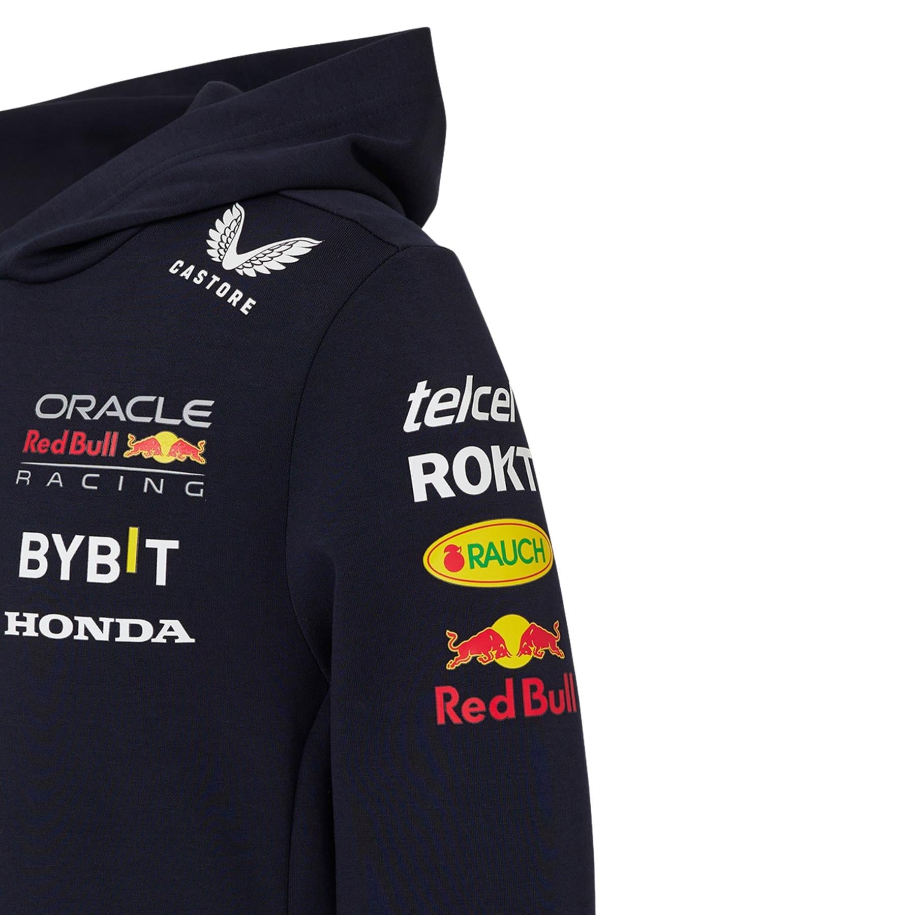 Oracle Red Bull Racing F1 Kid's Team Pullover Hoodie | Navy | 2024