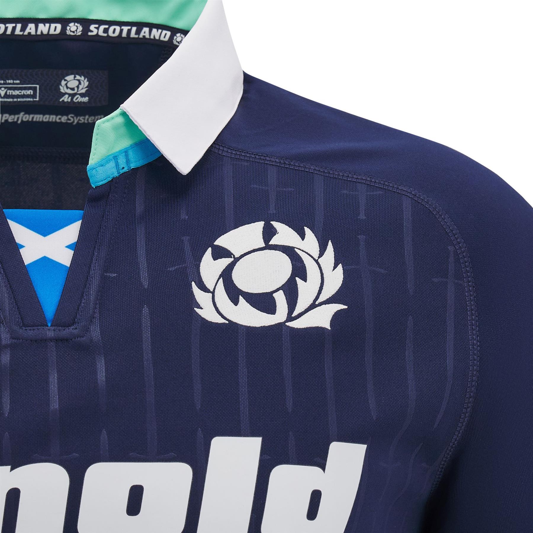 Macron Scotland Rugby Mens Home Replica Shirt | Navy | 2024/25