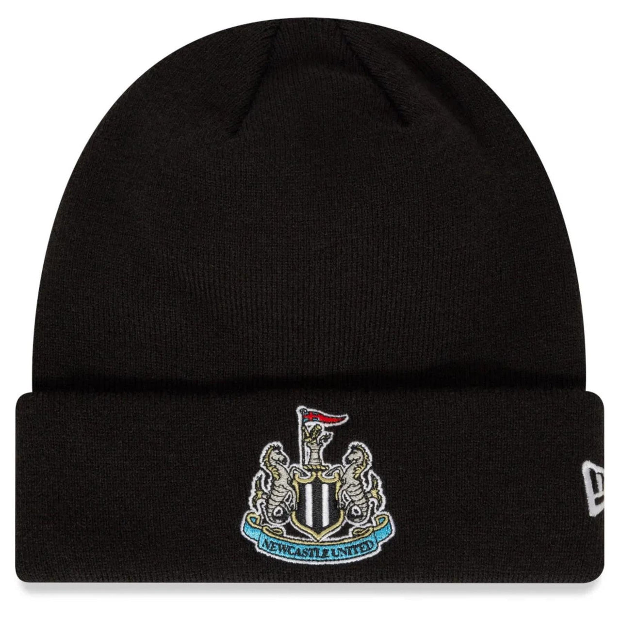 Newcastle United FC New Era Core Cuff Beanie Hat | Black | 2025