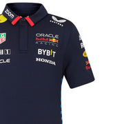 Oracle Red Bull Racing F1 Kid's Replica Team Polo Shirt | Navy | 2024